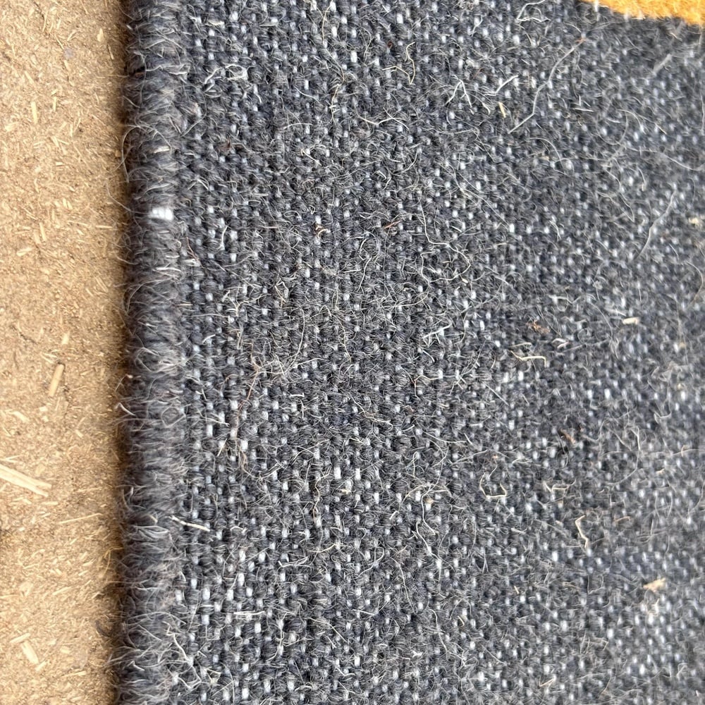 Handmade Multicolor Wool Vintage Dhurrie For Home